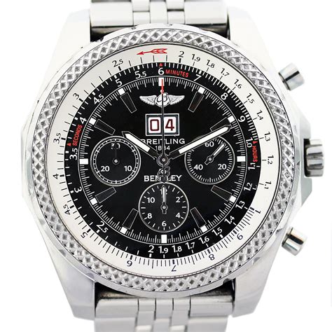 breitling bentley 6.75 mens watch|real Breitling Bentley watch.